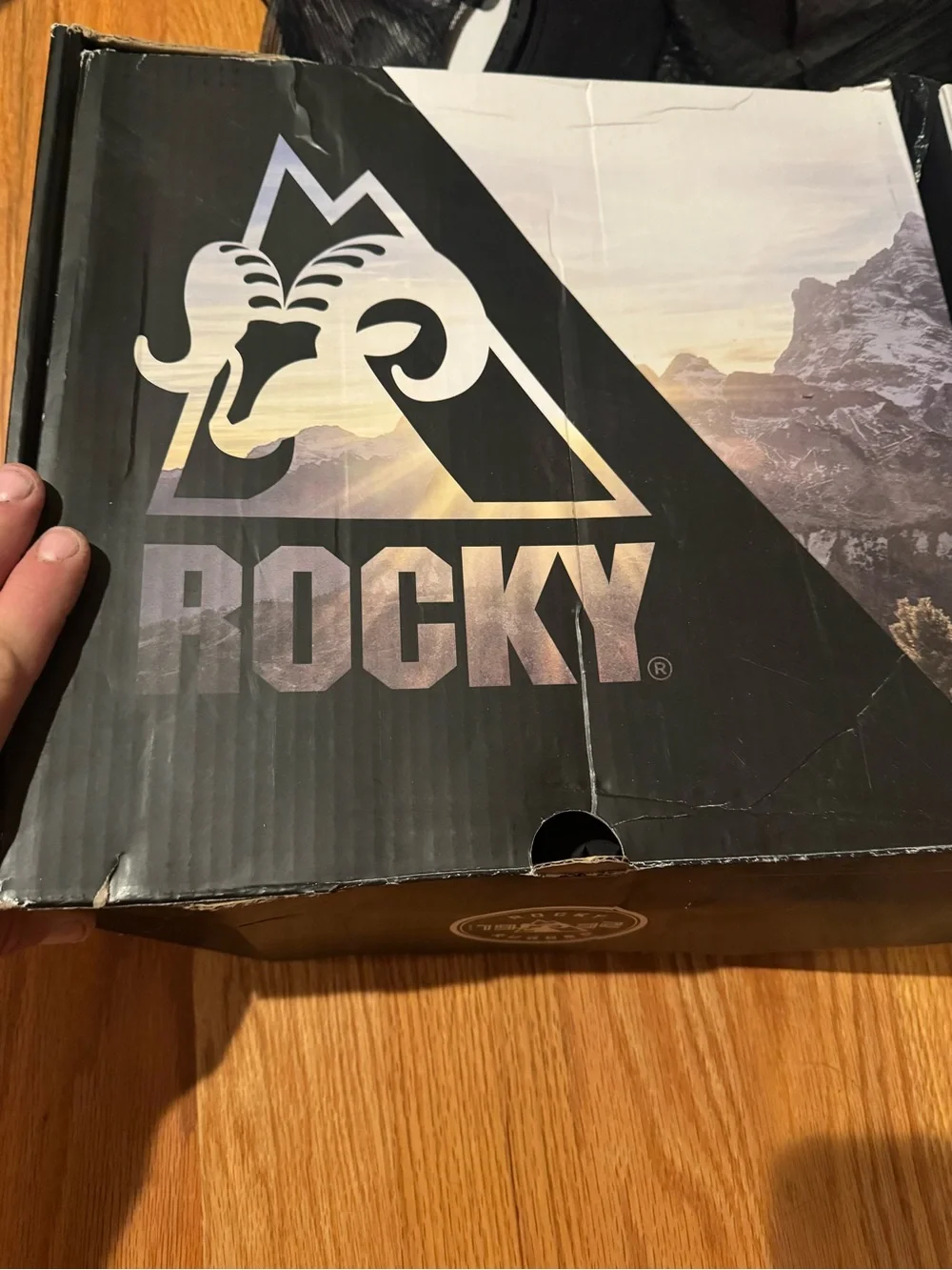 Rocky Black Tactical Leather Boots